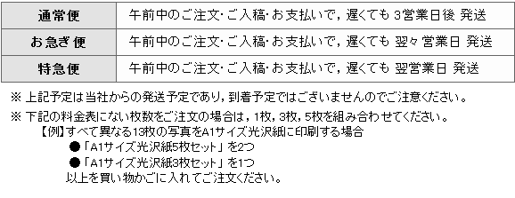 A1ポスター_商品発送予定